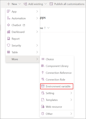 Environment Variables in Dataverse and Using it in Power Automate