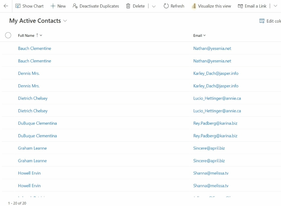 Deactivate Duplicate Records using Plugin and Custom Action in Dynamics CRM
