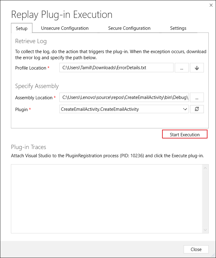 Debugging a Dynamics 365 CRM Plugin