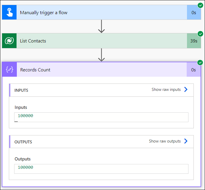 Pagination in Dataverse using Power Automate