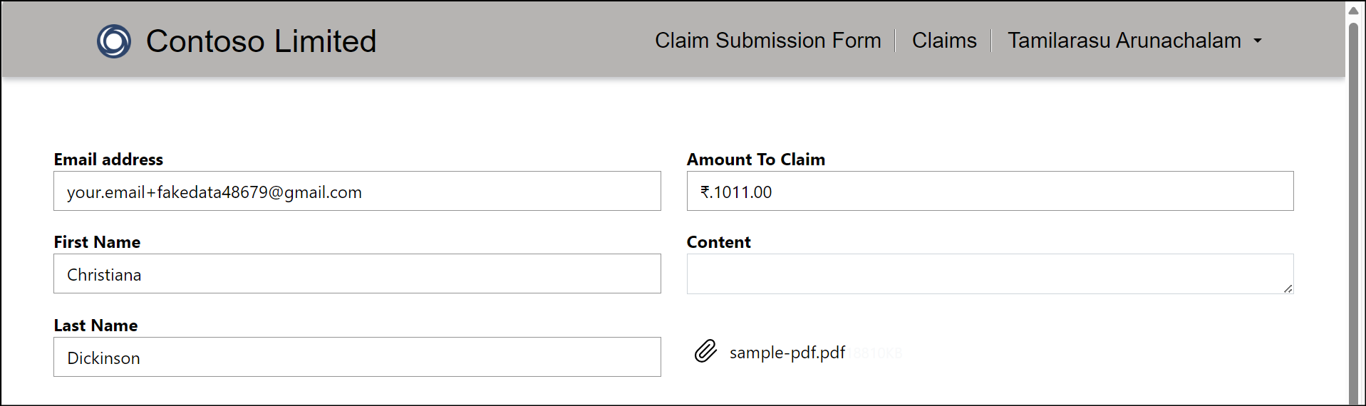 custom form in power pages