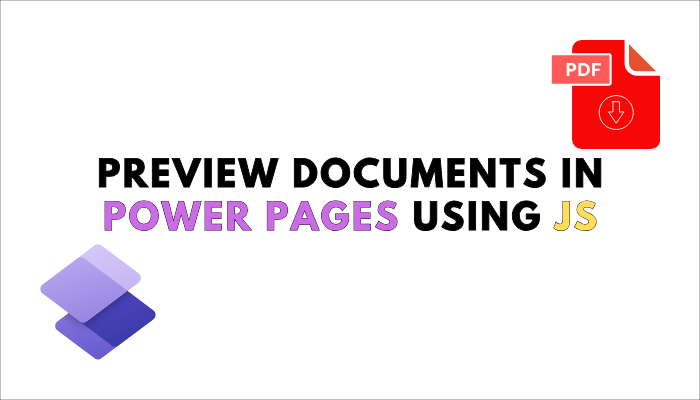 Inline Documents Preview in Power Pages using JavaScript