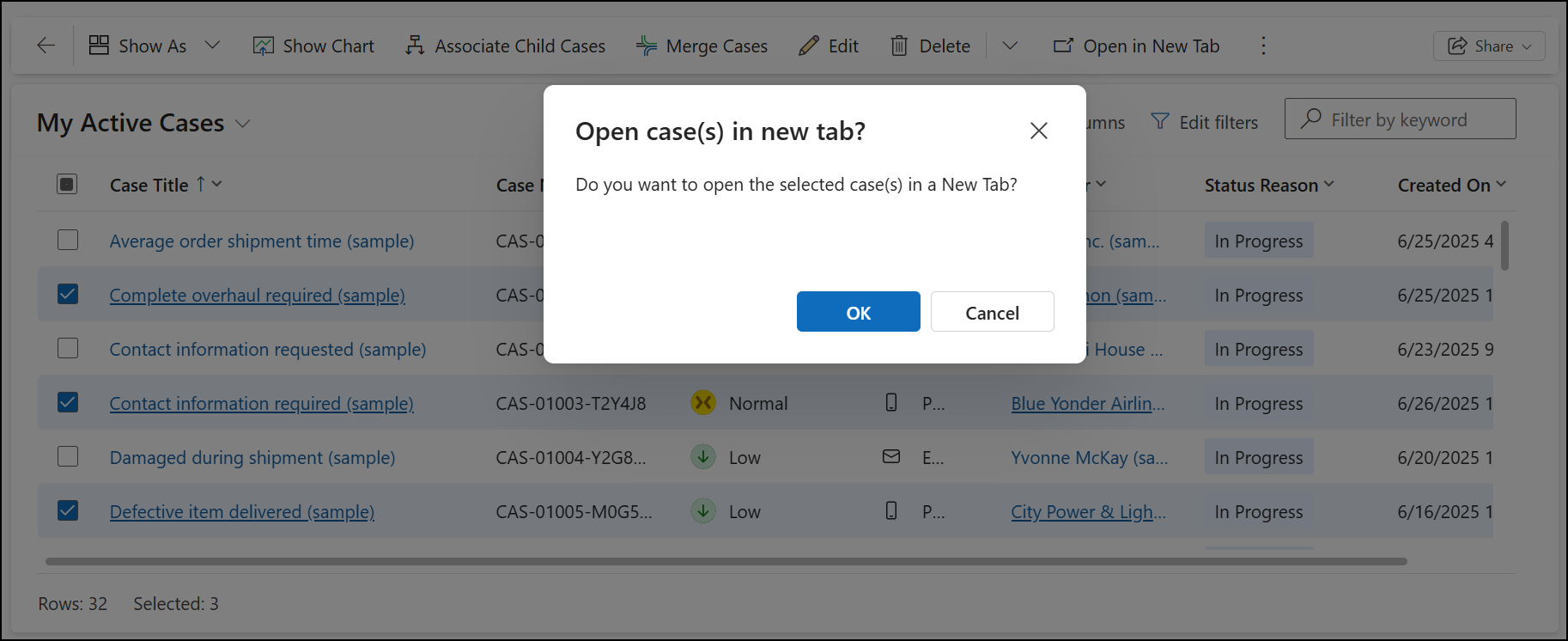 How to Open Multiple Workspace Tabs in Dynamics 365 Customer Service Using JavaScript?