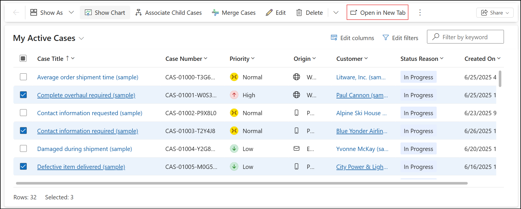 How to Open Multiple Workspace Tabs in Dynamics 365 Customer Service Using JavaScript?